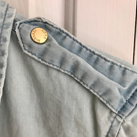 MICHAEL Michael Kors Chambray Button Up - Picture 3 of 4